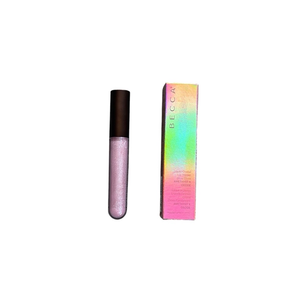 BECCA Amethyst x Geode Liquid Crystal Lip Topper Iridescent Gloss Discont’d NIB